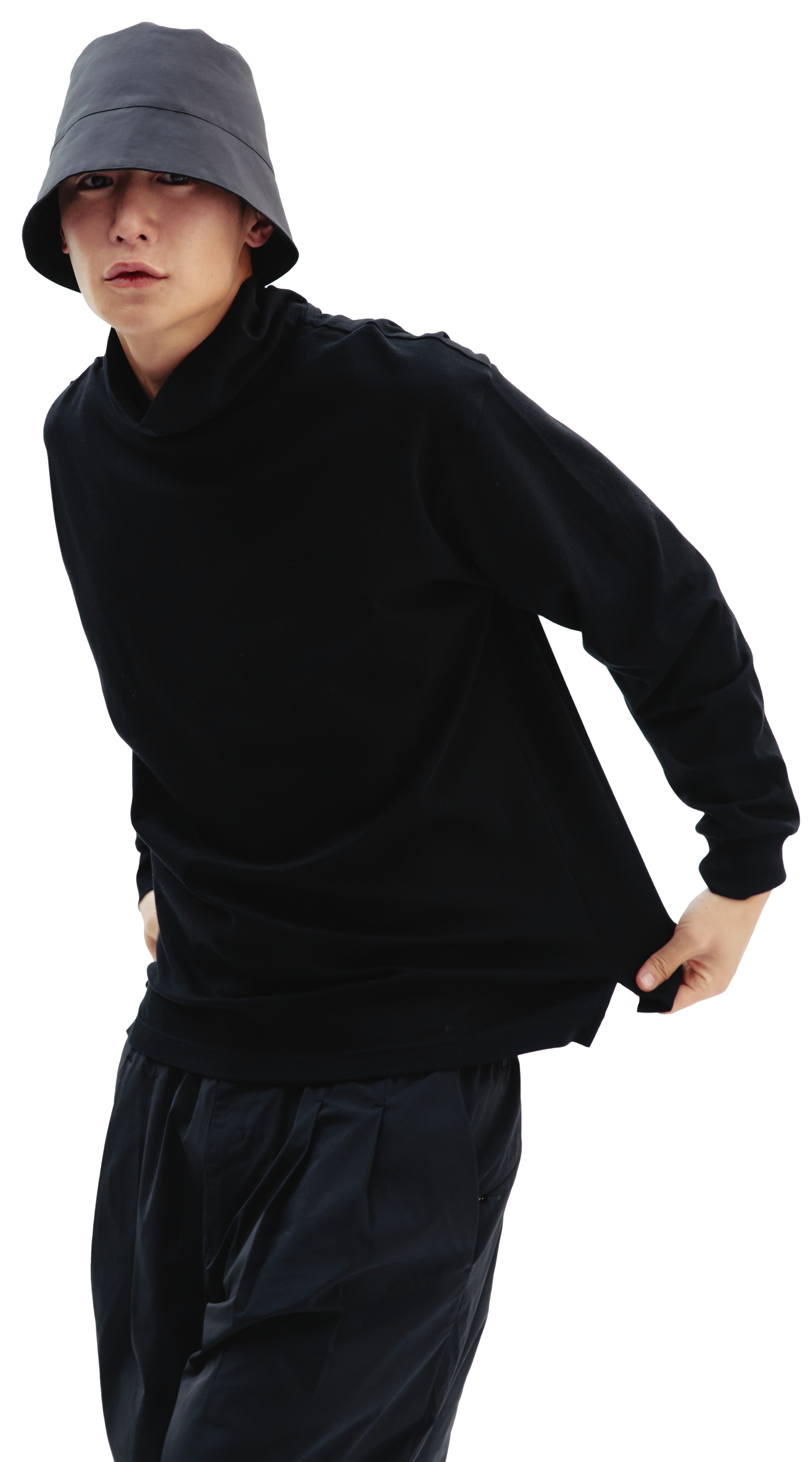 TYPE 001 (Turtle neck LS Relaxed Tee)