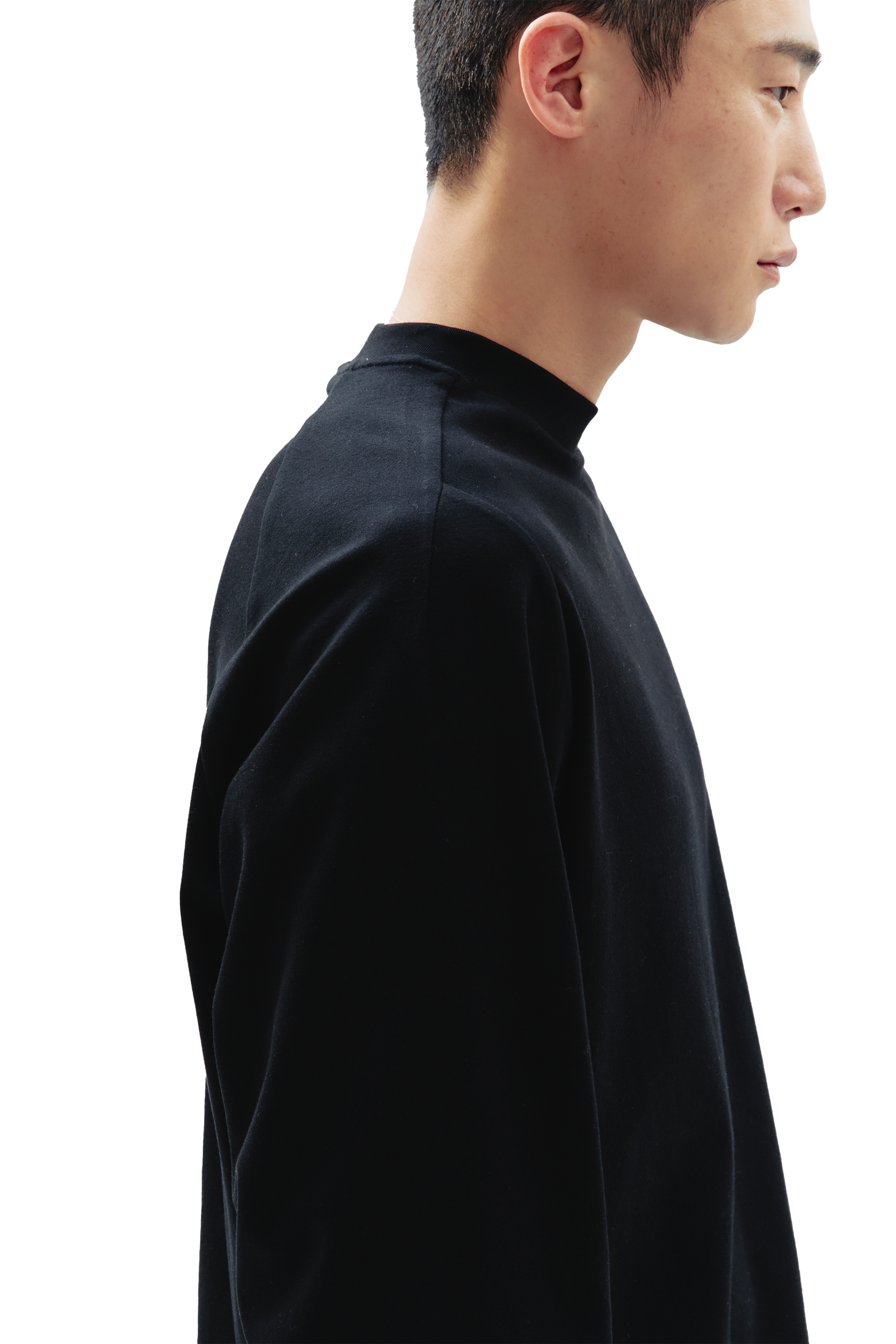 TYPE 002 (Mock neck LS Relaxed Tee)