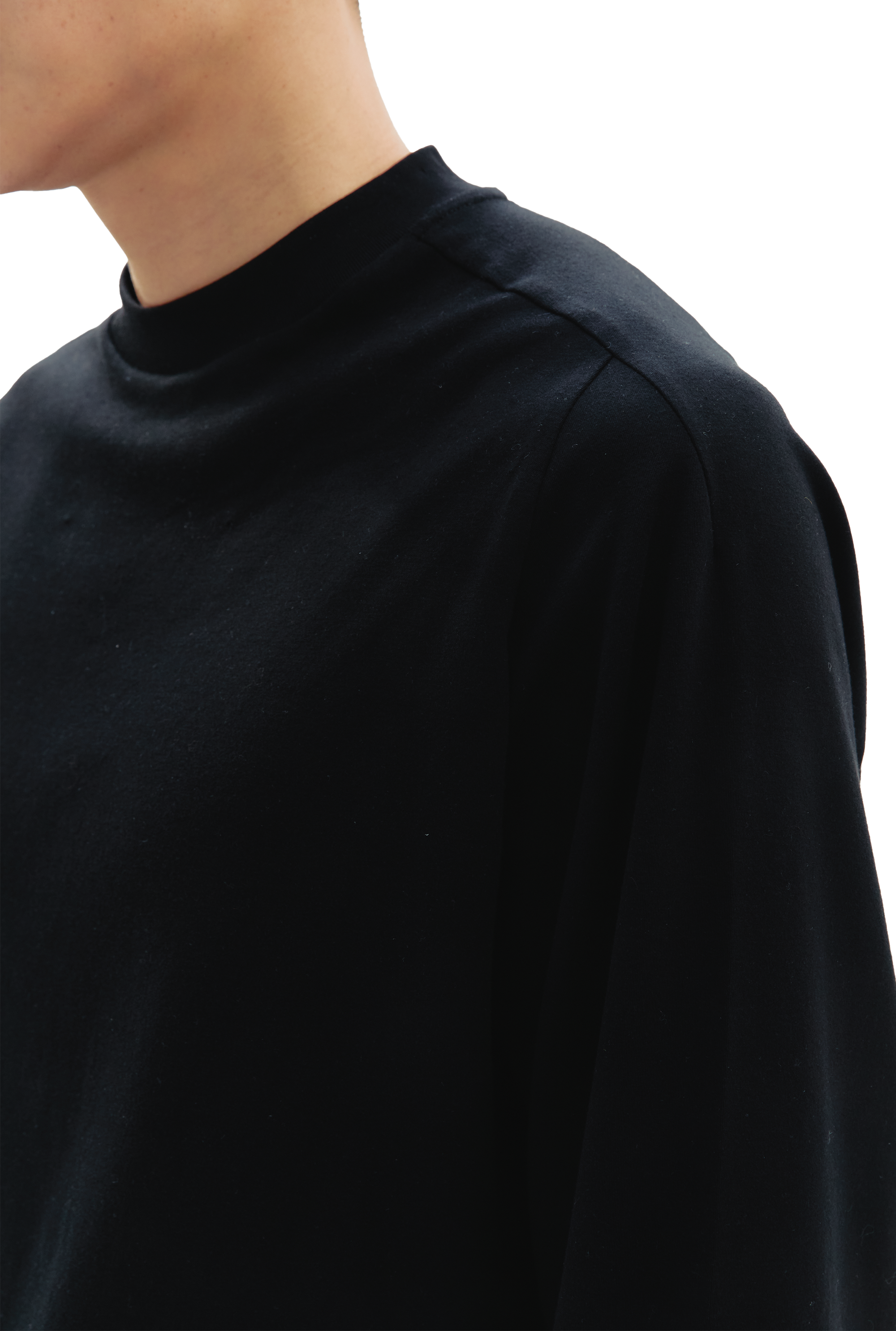 TYPE 002 (Mock neck LS Relaxed Tee)