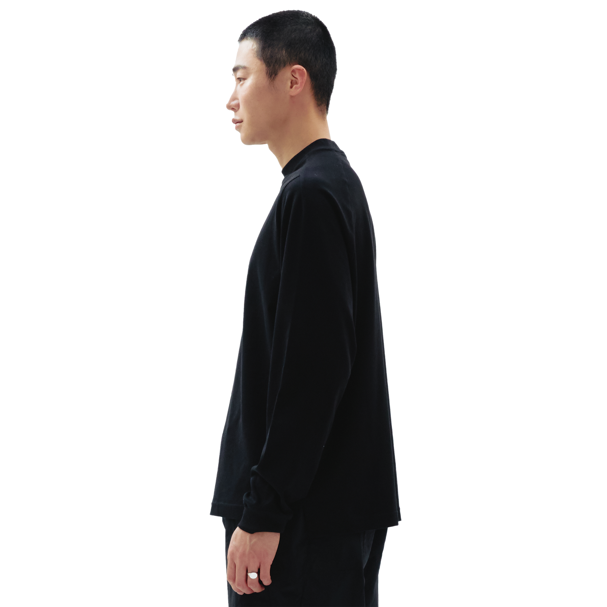 TYPE 002 (Mock neck LS Relaxed Tee)